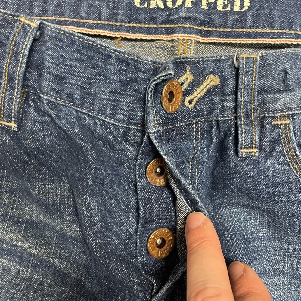 Madewell Vintage Heritage Cropped Jeans Womens Size 29 Distressed Medium Wash - Picture 5 of 9